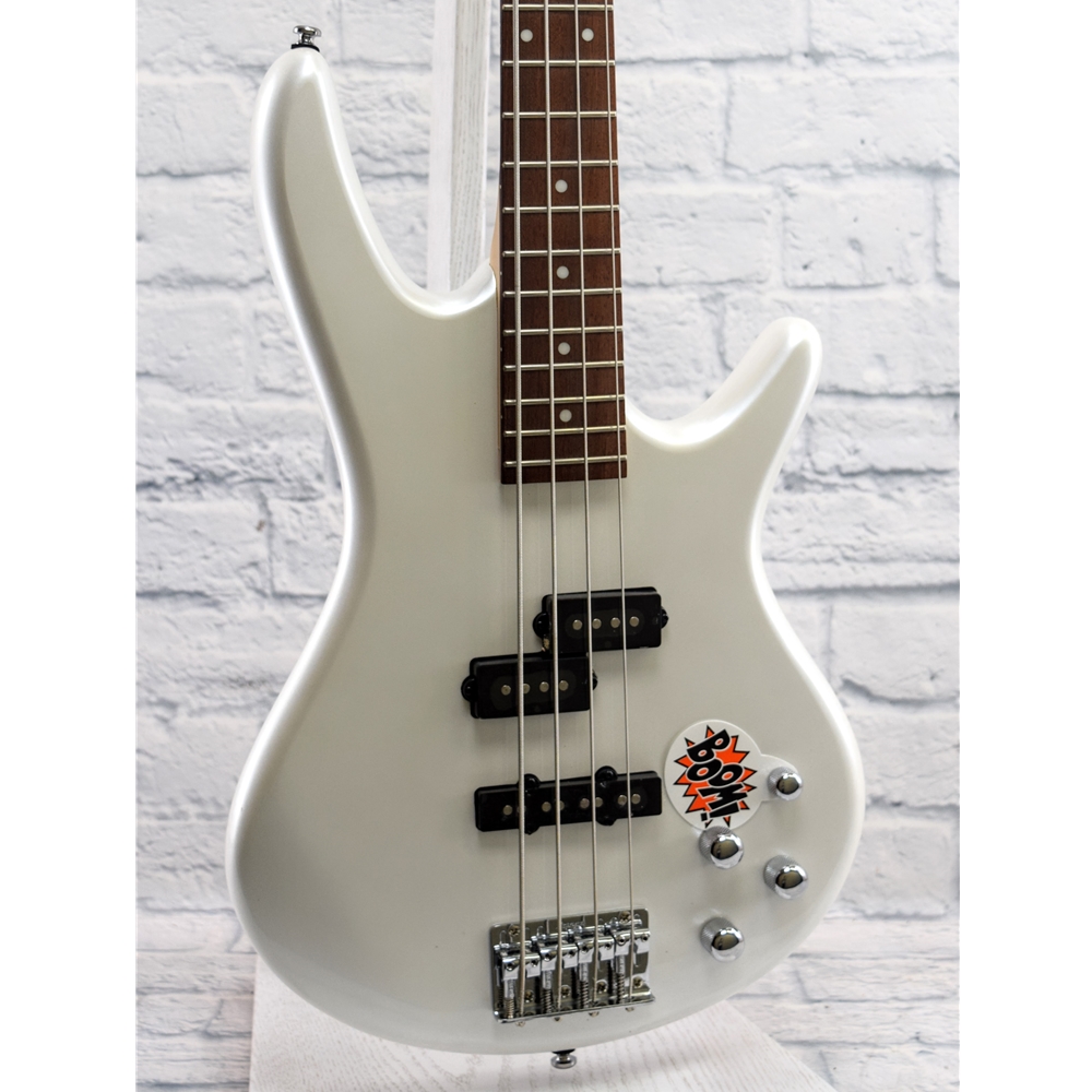 Morgan Music Service IBANEZ GIO ELECTRIC BASS PEARL WHITE