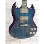 GIBSON USED 2019 SG HIGH PERFORMANCE - BLUEBERRY FADE