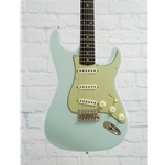 FENDER CUSTOM SHOP VINTAGE CUSTOM 1959 STRAT- FADED AGED SONIC BLUE