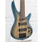 IBANEZ SR605E 5 STRING ELECTRIC BASS- COSMIC BLUE STARBURST FLAT