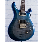 PRS S2 CUSTOM 24-08- FADED GRAY BLACK BLUE BURST