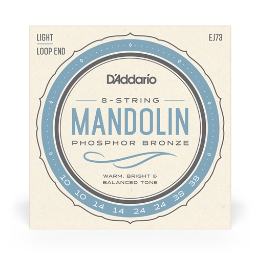 D'ADDARIO EJ73 MANDOLIN STRING SET - LIGHT
