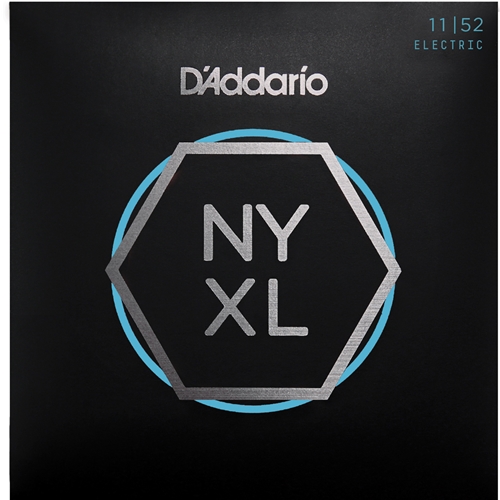 D'ADDARIO NYXL1152 ELECTRIC GUITAR STRINGS, MEDIUM TOP/HEAVY BOTTOM, 11-52