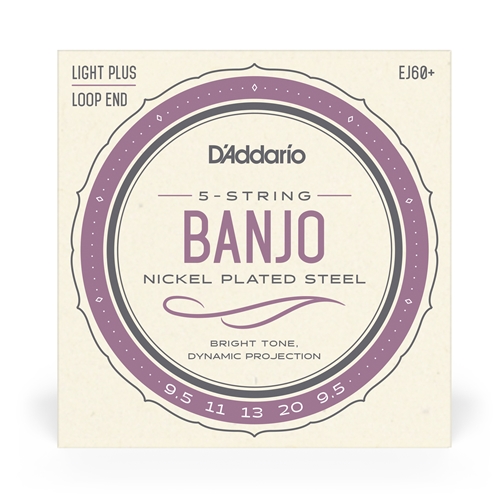 D'ADDARIO EJ60+ BANJO STRING SET - LIGHT PLUS