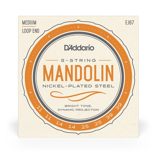 D'ADDARIO EJ67 MANDOLIN STRING SET - MEDIUM