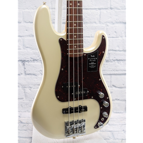 FENDER PLAYER PLUS B STOCK PRECISION BASS - OLYMPIC PEARL