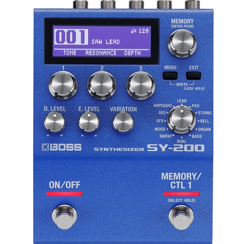 BOSS SY-200 SYNTHESIZER GUITAR PEDAL