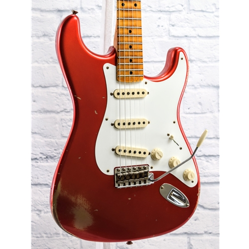 FENDER CUSTOM SHOP 58' STRATOCASTER RELIC- FADED AGED CANDY APPLE RED