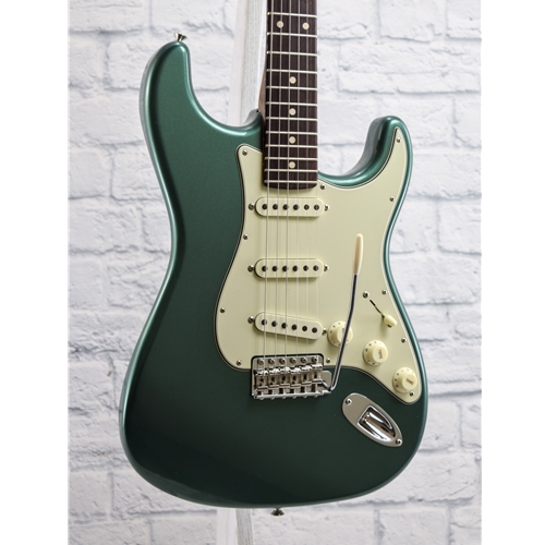 FENDER CUSTOM SHOP USED '60 CLOSET CLASSIC STRATOCASTER- AGED SHERWOOD GREEN METALLIC