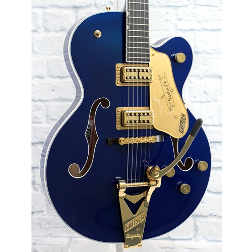 GRETSCH G6120TG PLAYERS EDITION NASHVILLE HOLLOW BODY WITH BIGSBY - AZURE METALLIC