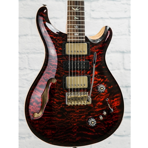 PRS SPECIAL 22 WOOD LIBRARY 10 TOP- FIRED RED WITH ASH BACK