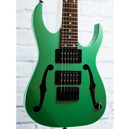 IBANEZ PAUL GILBERT SIGNATURE GUITAR- METALLIC LIGHT GREEN