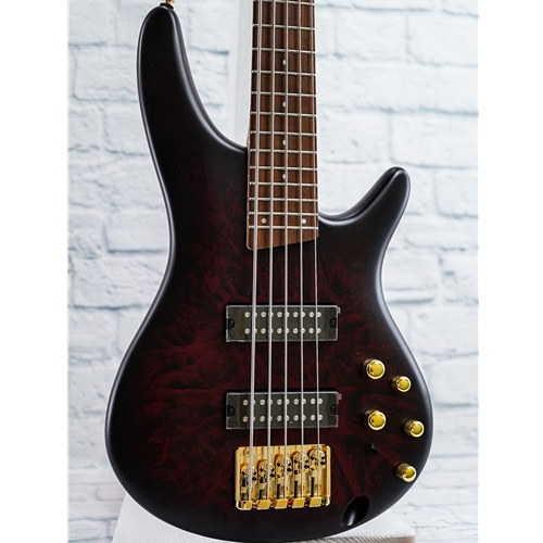 IBANEZ SR305EDX 5 STRING BASS- WINE RED FROZEN MATTE